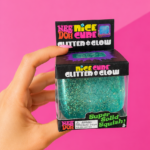 NeeDoh Nice Cube Glitter + Glow 1